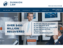 Tablet Screenshot of dunnion.com
